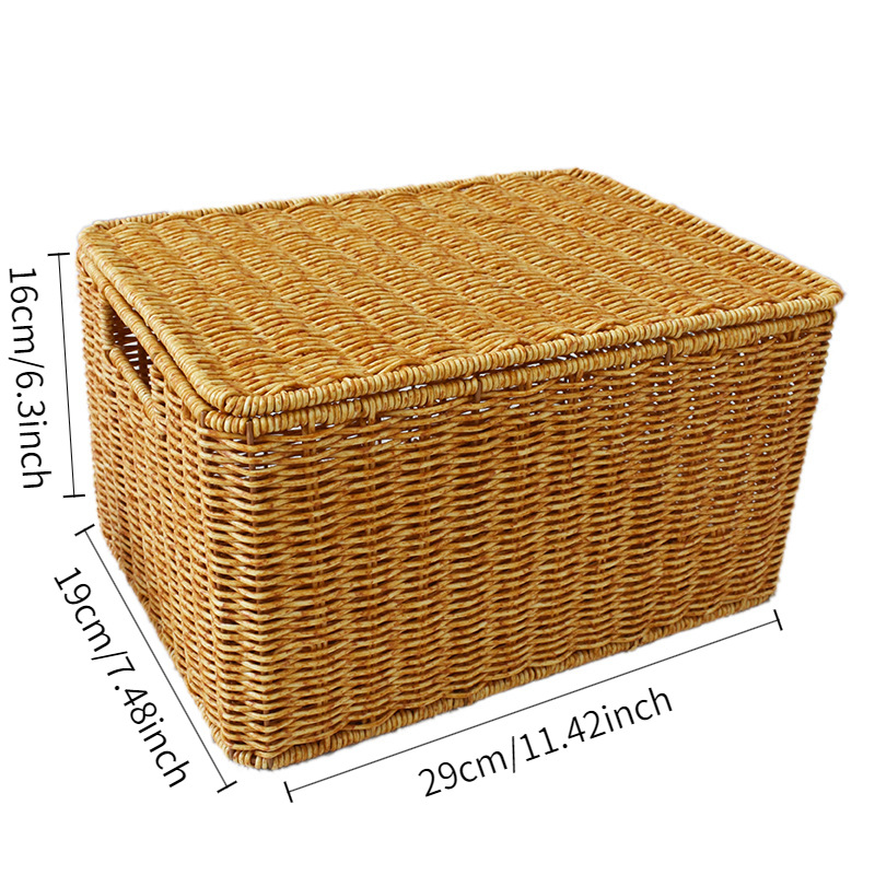 Baby Clothing Basket - Boîte de rangement surdimensionnée en rotin