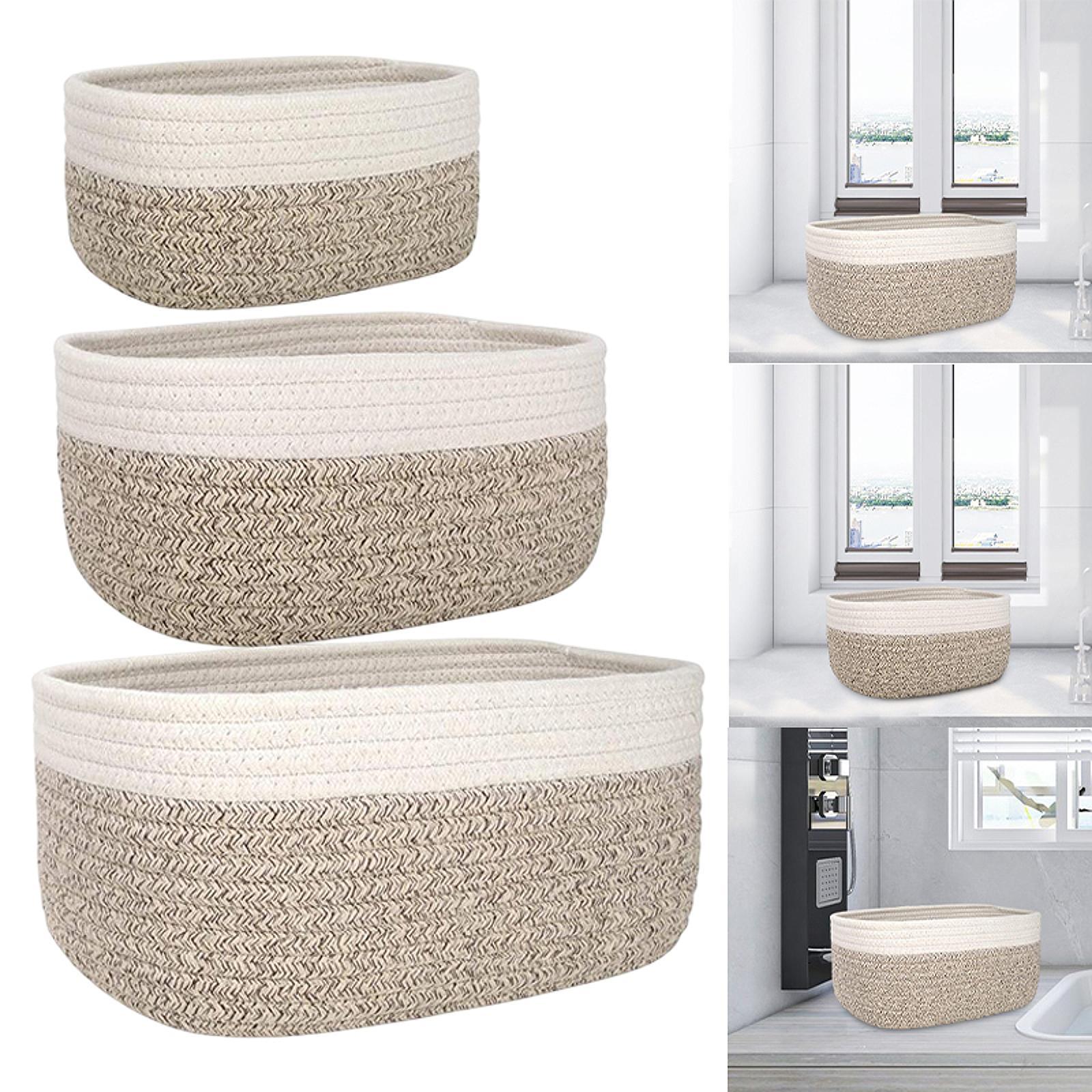 Baby Clothing Basket - Panier en corde de coton pour