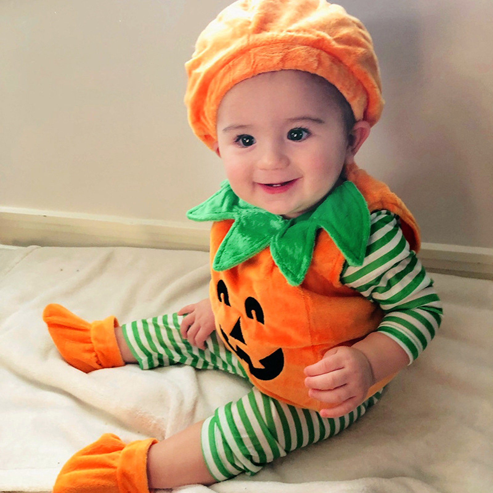 Baby Clothing Sets Boy - Costume de Citrouille d'Halloween pour Enfants,