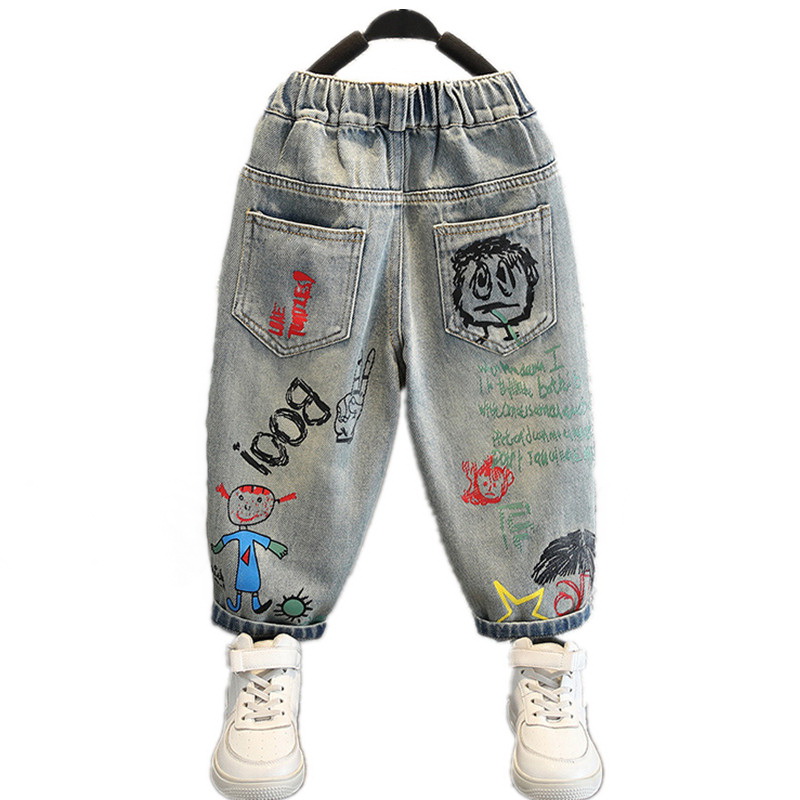 Baby Clothing Drawing - Bébé garçon jean pour enfants vêtements