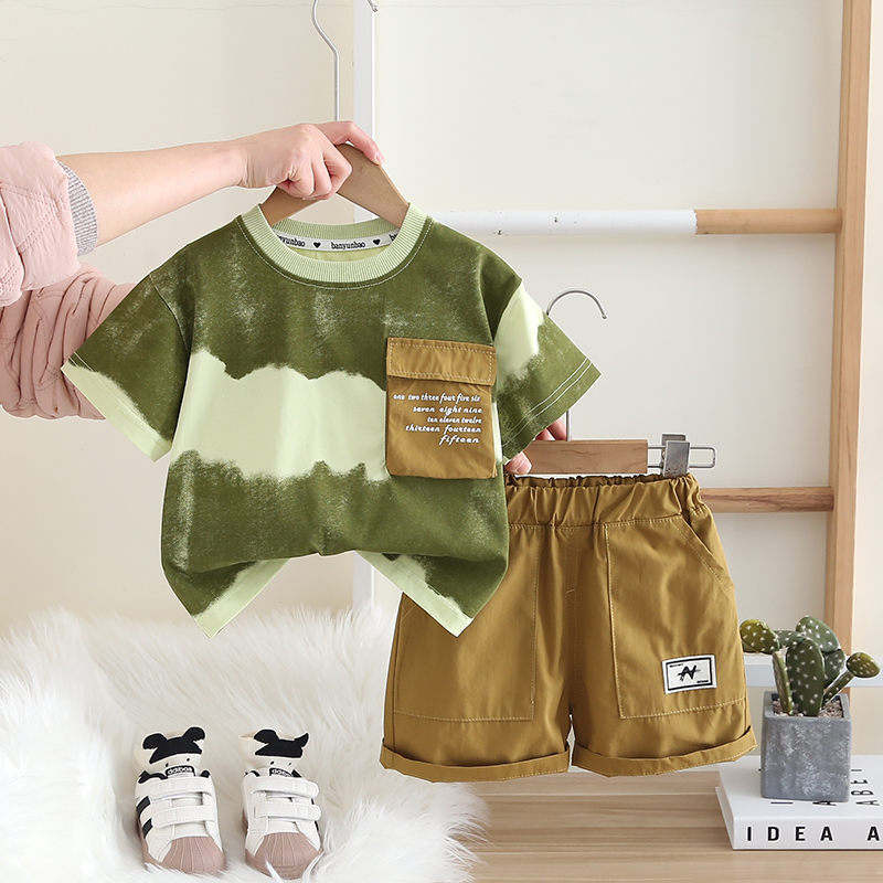 Baby Clothing Drawing - Vêtements d'été en coton pour bébés