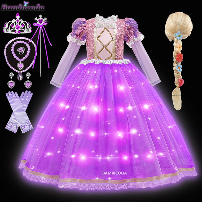 Robe princesse raiponce lumine - Baby Q Clothing avis et prix