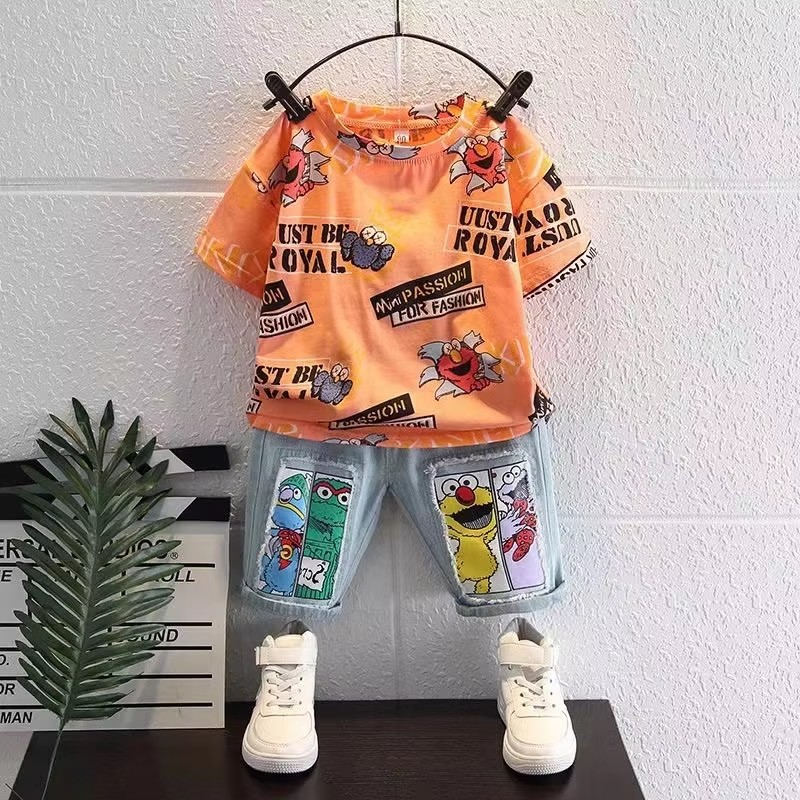 T-shirt en coton à manches cou - Baby Clothing Drawing avis et prix