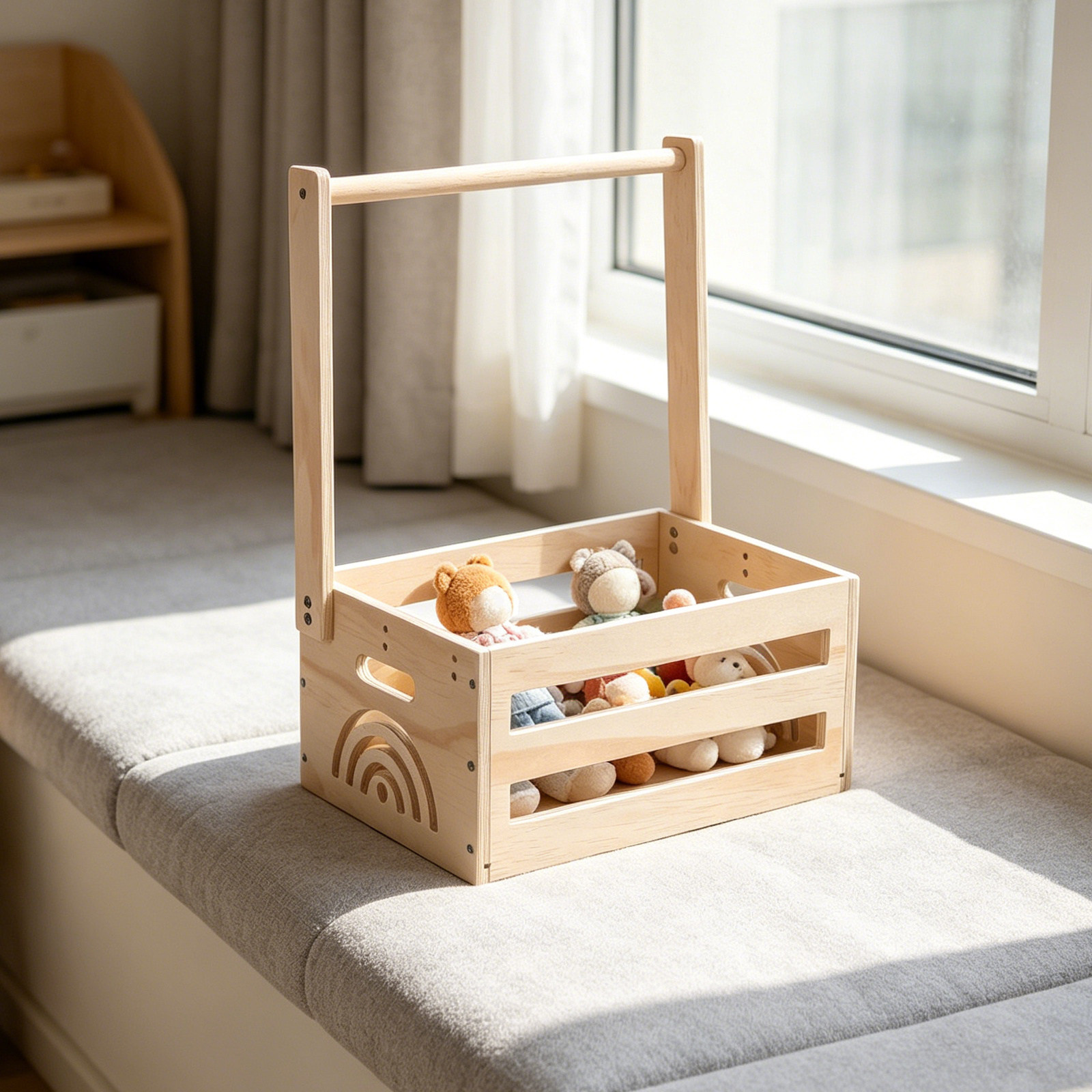 Panier de rangement en bois po - Baby Clothing Rack For Baby Shower avis et prix