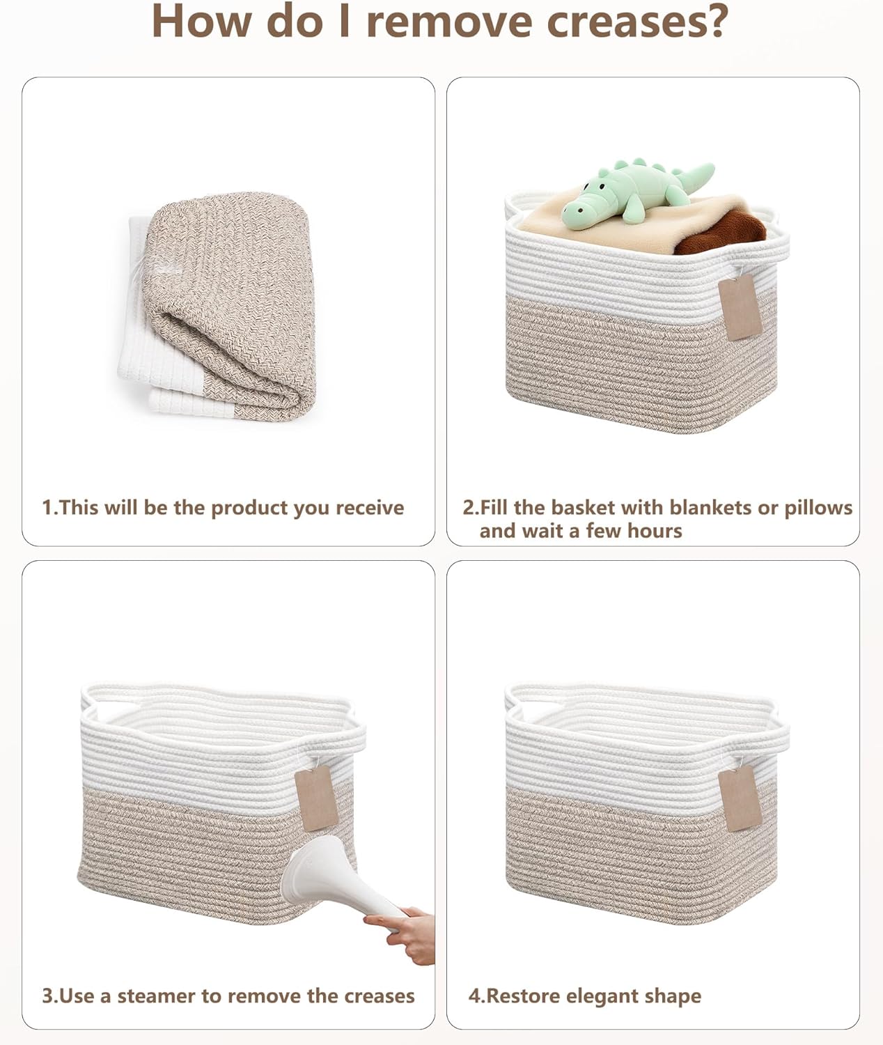 Petit panier de rangement tiss - Baby Clothing Basket avis et prix
