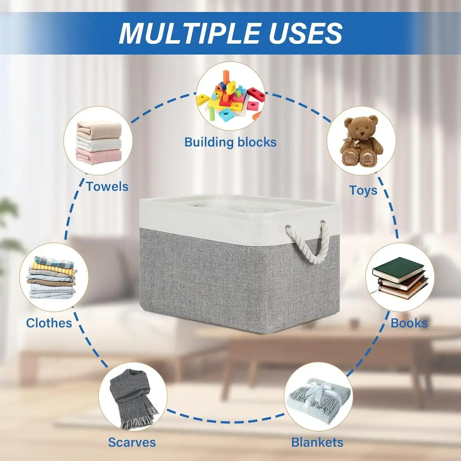 Panier de rangement pliable en - Baby Clothing Basket avis et prix